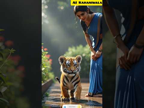 🐯 "छोटे टाइगर ने माँ को बचाने के लिए सब कुछ दांव पर लगा दिया!" 😢#sanjubaba
