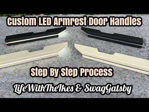 How To Make Custom LED Armrest Door Handles For @LifewiththeIkes @SwagGatsby G Body Malibu & MC