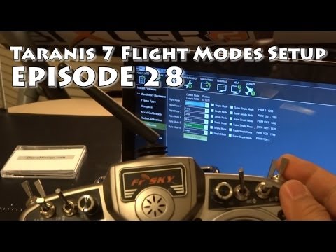 FrSky Taranis Setup 6 Flight Modes Mix plus 1 for APM Ardupilot - UCq1QLidnlnY4qR1vIjwQjBw