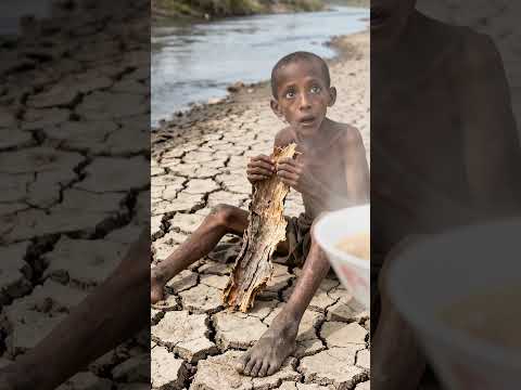 可怜的孩子#饥饿#ai