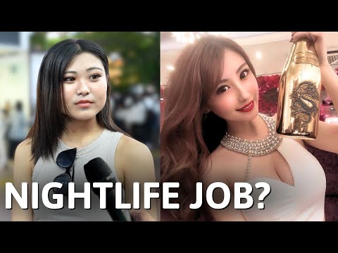 Why Do So Many Japanese Girls Become Hostesses? | Street Interview
