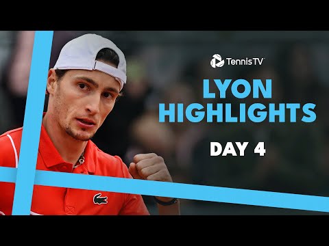 Humbert vs Koepfer; Tiafoe, Cerundolo, Mannarino, Gaston & More Feature | Lyon 2024 Highlights Day 4