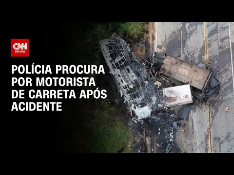 Polícia procura por motorista de carreta após acidente | CNN PRIME TIME