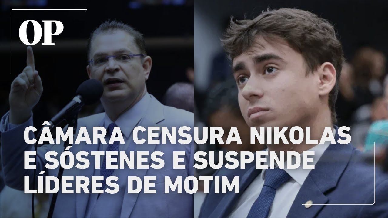 Câmara decide punir deputados do motim contra Motta com suspensão e censurar Nikolas e Sóstenes