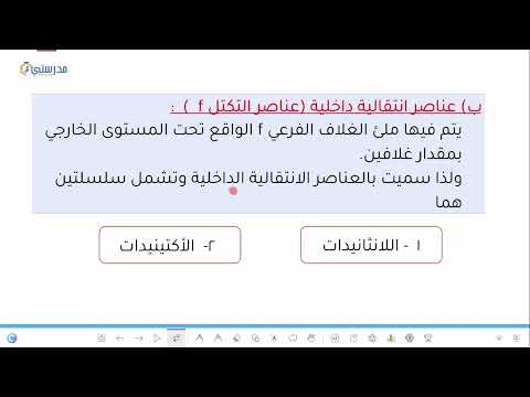 العناصر الانتقالية الداخلية | كيمياء ثالث ثانوي | مدرستي