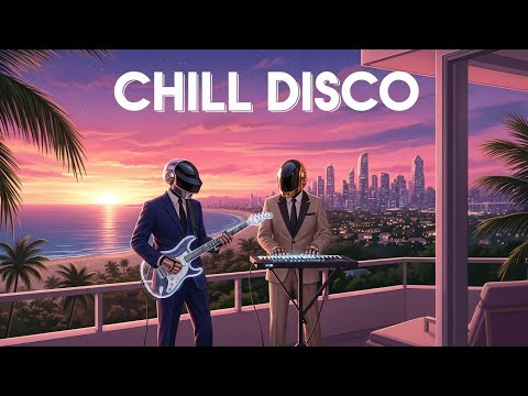 🌇 Daft Punk Inspired Grooves – CHILL DISCO on the Sunset Balcony