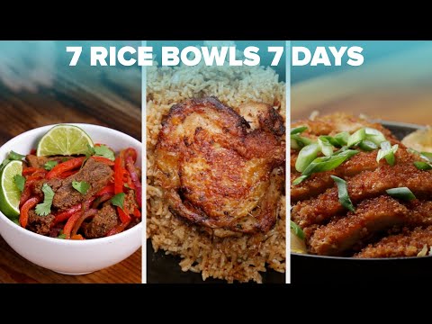 7 Days, 7 Rice Bowl Recipes