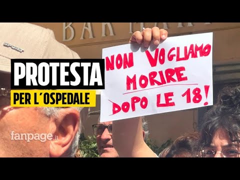 "Non vogliamo morire dopo le 18", manifestazione per l'ospedale di Sant'Agata dei Goti a Napoli