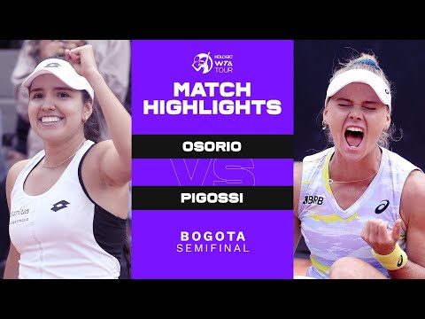 Camila Osorio vs. Laura Pigossi | 2022 Bogota Semifinal | WTA Match Highlights