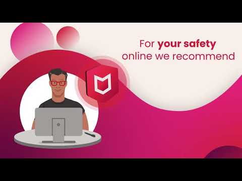 How to install your McAfee online protection software