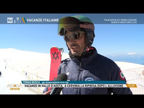 Cervinia, la rinascita dopo il maltempo - Agorà Estate 26/07/2024