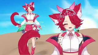 いつもの新衣装でゆらゆら動くやつユラ