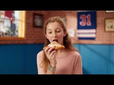 Take a bite of Pizza Factory Pizza... (Girl Guitar Version) - 0:30