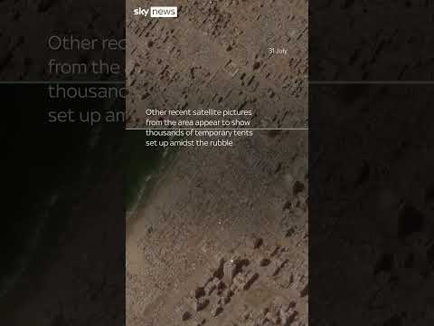 Rare aerial footage shows scale of destruction in Gaza