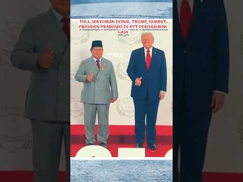 donal trump ngeluarin jempol untuk presiden prabowo #prabowo #beritaterkini #bravo