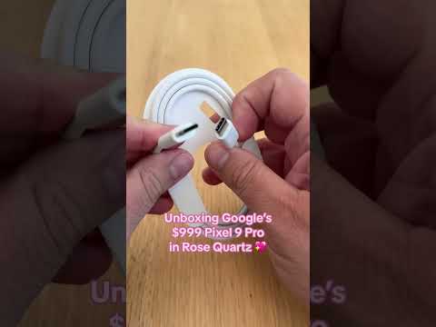 Unboxing the Google Pixel 9 Pro in Rose Quartz ?