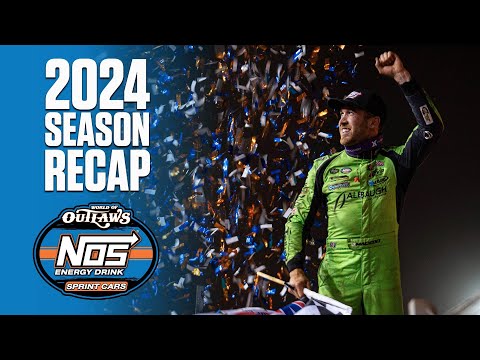 Carson Macedo | 2024 World of Outlaws NOS Energy Drink Sprint Car Season Recap - dirt track racing video image