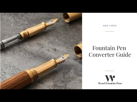 Fountain pen converter guide