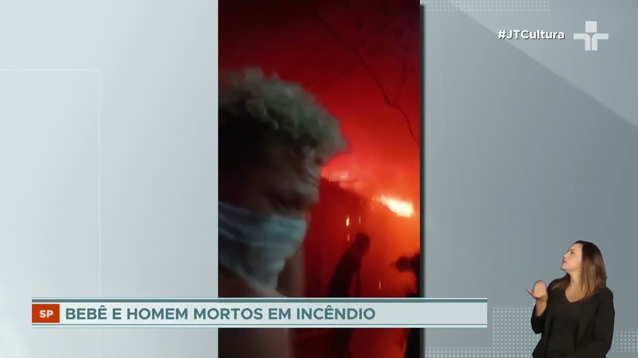 Bebê e homem morrem em incêndio na manhã de hoje em São Paulo