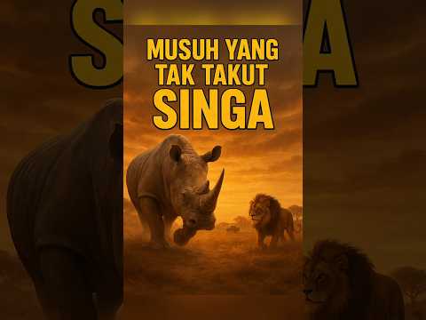 Badak, Satu-satunya Hewan yang Tak Takut Singa! #exploresatwaliar #faktaunik #animals #wildlife