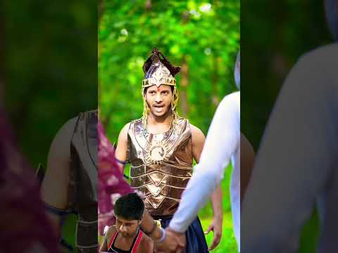 @#bhaga👍#katppa ke sath bahu bali Gaya bchane devsena Ne mara Bahubali ko1lat and short viral comedy