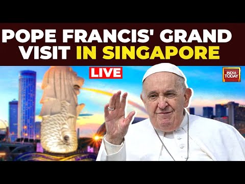 Pope Francis LIVE | Pope Francis Visits Singapore | Pope Francis Live From Singapore