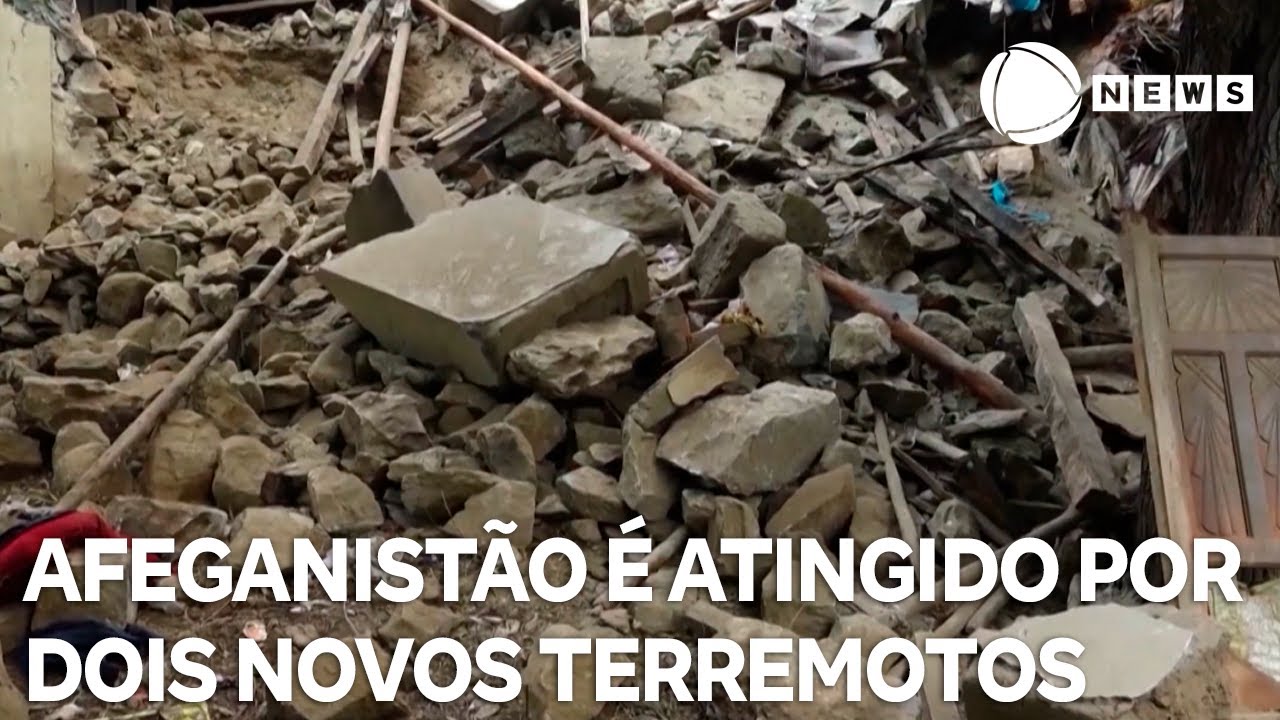 Afeganistão é atingido por dois novos terremotos