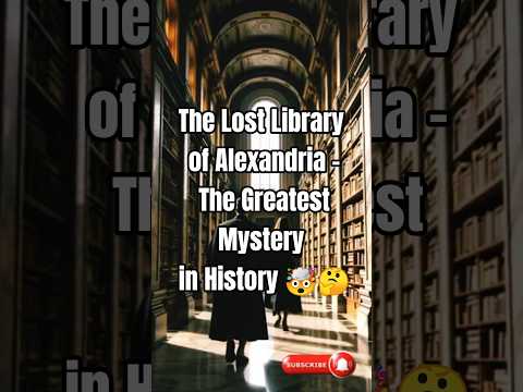 The Lost Library of Alexandria – The Greatest Mystery in History