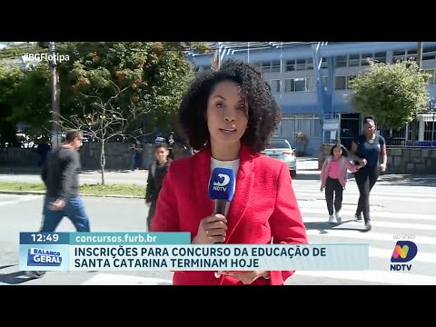 Último dia para inscrições no concurso da educação de SC