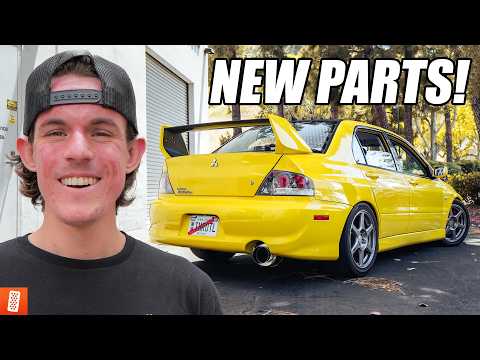 Restoring Lightning Yellow Evo8: Engine Bay and Brakes Revamped