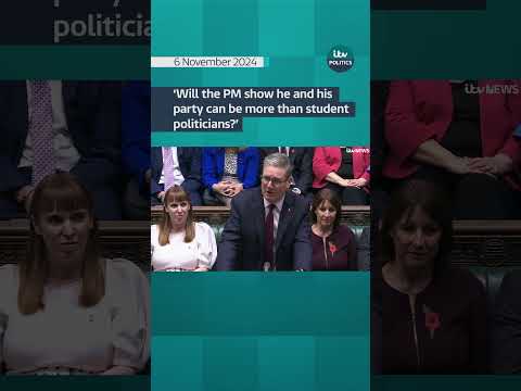 ‘Will the PM show he and his party can be more than student politicians?’ #itvnews #shorts