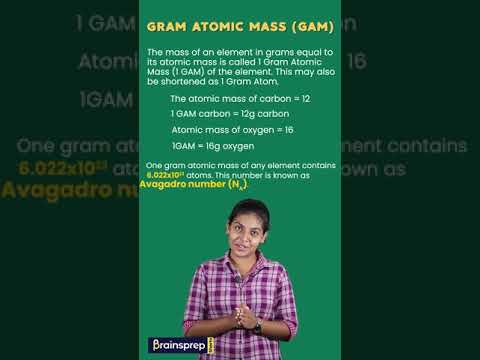 Gram Atomic Mass (Explained in Malayalam) | Gas Laws & Mole Concept Kerala Syllabus