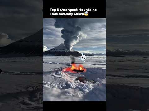 Top 5 Strangest Mountains That Actually Exist! 🌋🌎 #Shorts #top5