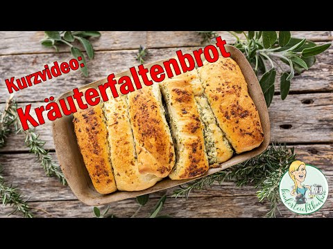 Kurzvideo: Kräuterfaltenbrot mit Thermomix und Zauberkasten