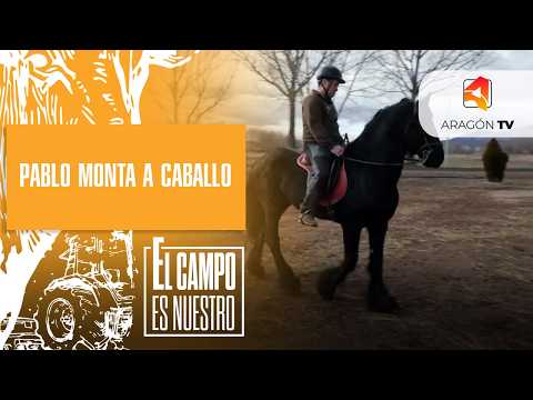 Pablo monta a caballo