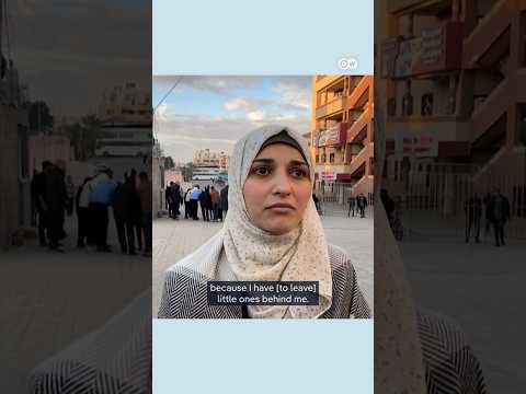 Rafah crossing opens for Gazans in need of medical care | DW News