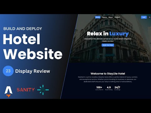 Build and Deploy a Full-Stack Hotel Website with Astro & Sanity