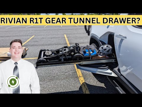 Rivian R1T Gear Tunnel Slide Drawer Tray Review