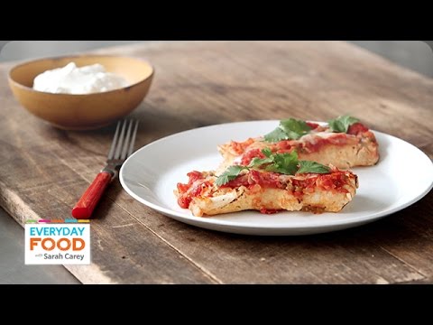 Homemade Chicken Enchiladas - Everyday Food with Sarah Carey - UCl0kP-Cfe-GGic7Ilnk-u_Q