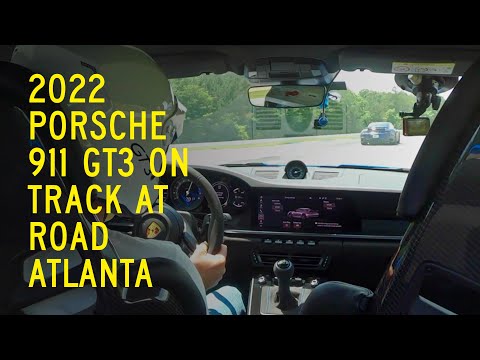 2022 Porsche 911 GT3 on Track at Road Atlanta