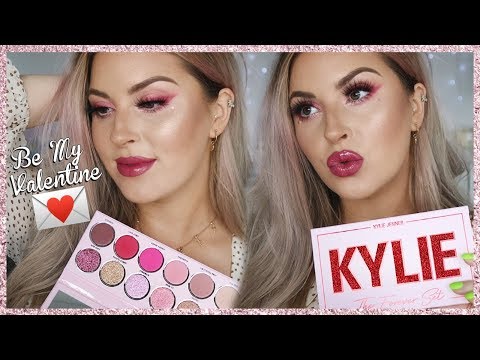 VALENTINES MAKEUP TUTORIAL ? Trying KYLIE COSMETICS New Collection