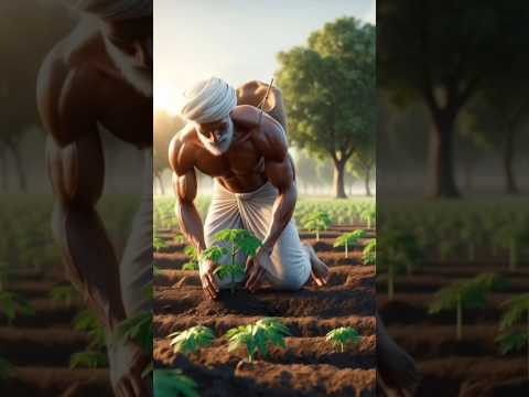 किसान की कहानी#shortsfeed #aicartoon #farming