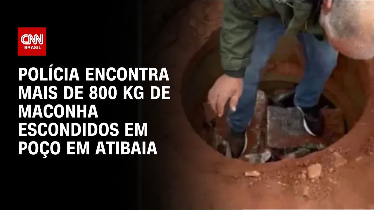 Polícia encontra mais de 800 kg de maconha escondidos em poço no interior de SP | LIVE CNN