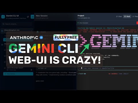 Gemini CLI WebUI: POWER UP Your Gemini CLI by 10X & Access it ANYWHERE!