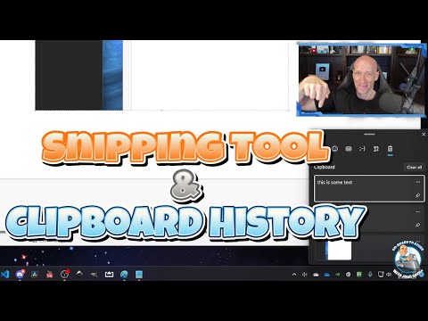 Windows Snipping Tool and Clipboard History