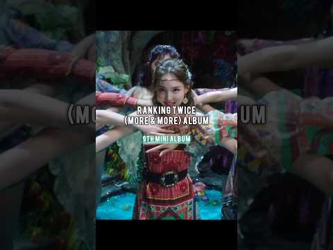 RANKING TWICE (MORE & MORE) ALBUM #twice #kpop #ranking #babifreitas