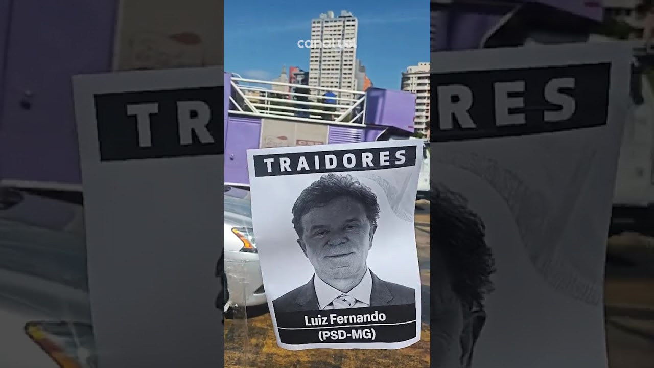 Protesto contra PEC da Blindagem expõe deputados de MG que votaram a favor Traidores veja vídeo