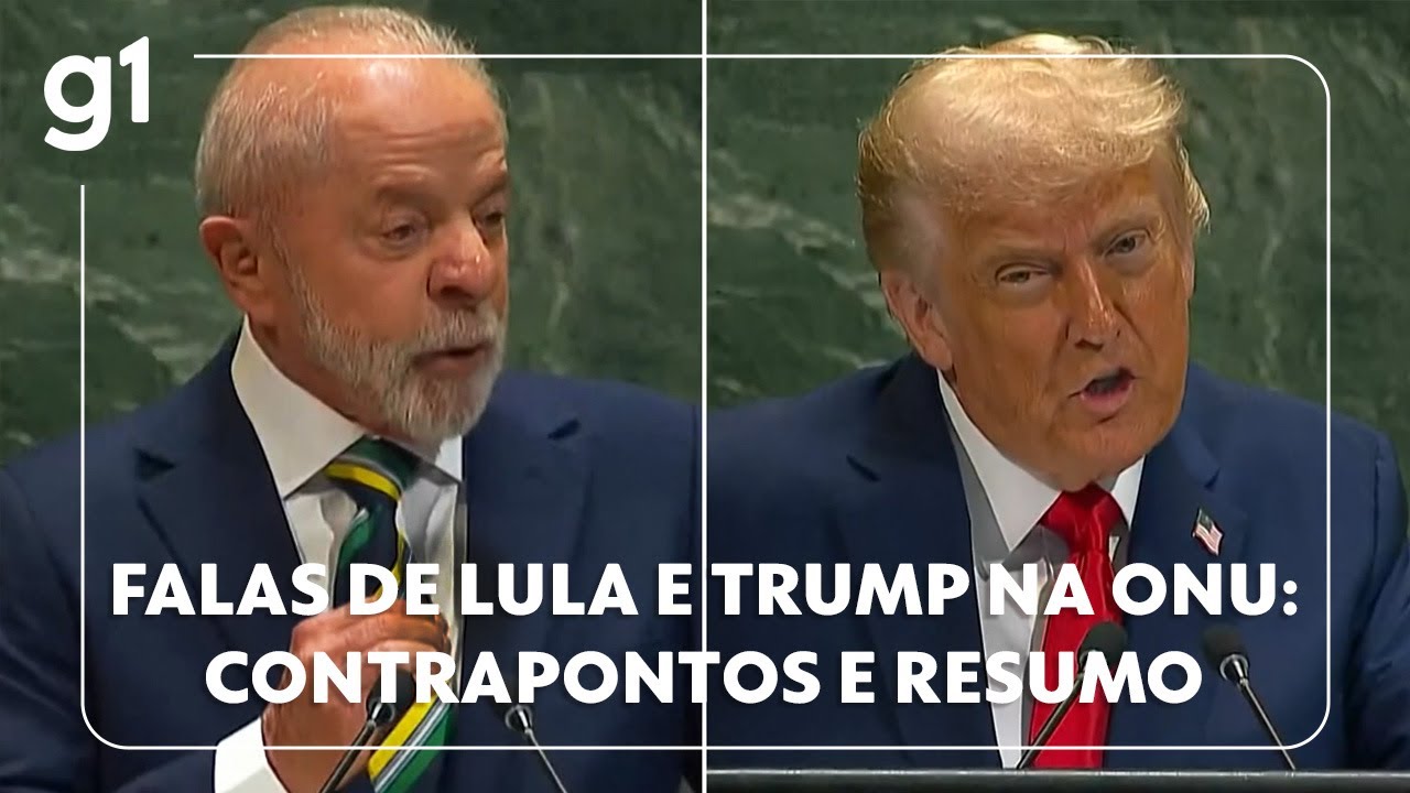 Jornal Hoje Lula e Trump têm falas com contrapontos na ONU veja RESUMO