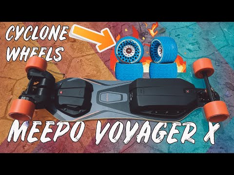 Meepo Voyager X + Cyclone Wheels - Real World Riding Impressions | Boosted Board on Steroids...
