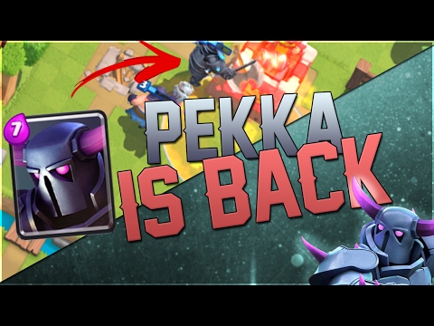 PEKKA IS BACK! Clash Royale - Best Pekka + Three Musketeers Deck and Strategy!